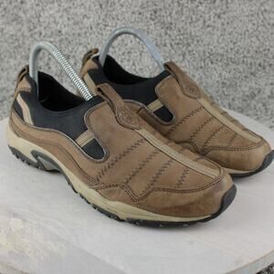 Ariat Brown Leather Slip On Comfort Loafers Driving Mocs Womens 8